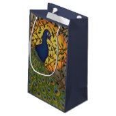 Peacock van de nacht klein cadeauzakje (Achterkant Gekanteld)