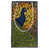 Peacock van de nacht klein cadeauzakje (Voorkant)