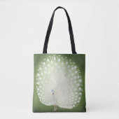 Peacock van Ohara Koson  Print Tote Bag (Voorkant)