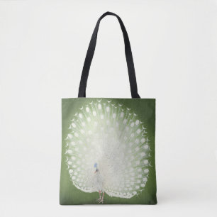 Peacock van Ohara Koson Print Tote Bag