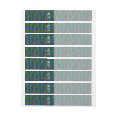 Peacock Veathers HOUDEN CALEPEN EN Uw creatieve te Omwikkelbaar Adreslabel (Vel)