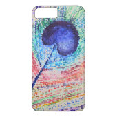 Peacock veer Apple iPhone 8/7, Barely There Case-Mate iPhone Case (Achterkant)