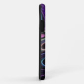 Peacock veer, decoratieve fantasie Case-Mate iPhone case (Achterkant/rechts)