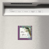 Peacock, Veer in Etchings sparen de Datum Magneet (Insitu (Vaatwasser))