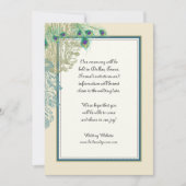 Peacock, Veer in Etchings sparen de Datum Save The Date (Voorkant)