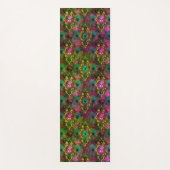 Peacock veer vlinder Victoriaans paarse goud Yogamat (Voorkant)