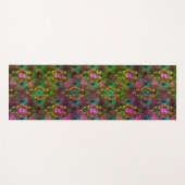 Peacock veer vlinder Victoriaans paarse goud Yogamat (Voorkant (horizontaal))