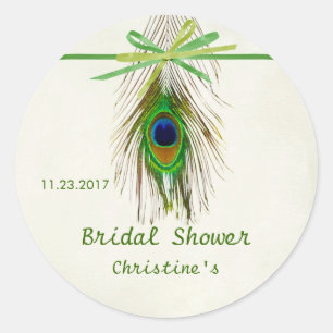Peacock veer Vrijgezellenfeest Sticker