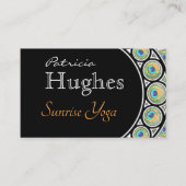 Peacock-veergrens Visitekaartje (Voorkant)