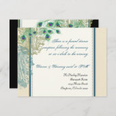 Peacock, Veerveren, Aanvraag tot ontvangst Informatiekaartje (Voorkant / Achterkant)