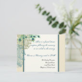 Peacock, Veerveren, Aanvraag tot ontvangst Informatiekaartje (Staand voorkant)