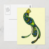 Peacock Ver 2 Briefkaart (Voorkant / Achterkant)