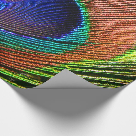 Peacock-veren 6A-6B Opties Verpakkingspapier Cadeaupapier (Hoek)