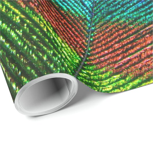 Peacock-veren 6A-6B Opties Verpakkingspapier Cadeaupapier (Rol Hoek)