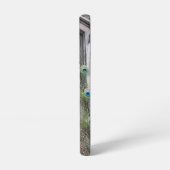 Peacock veren en gotische ramen samsung galaxy hoesje (Linkerkant)