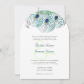 Peacock veren kaart (Voorkant)