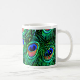 Peacock veren_ koffiemok