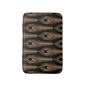 Peacock veren, luxe oosterse patroon. badmat (Voorkant Verticaal)