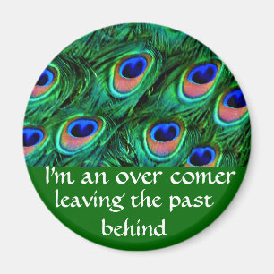 Peacock veren_ magneet