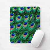 Peacock veren_ muismat (Met muis)