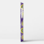 Peacock veren: naadloze achtergrond. Case-Mate iPhone case (Achterkant / Links)