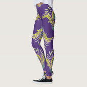 Peacock veren: naadloze achtergrond. leggings (Links)