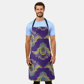 Peacock veren:  naadloze achtergrond. schort (Gedragen)