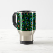 Peacock veren_ reisbeker (Voorkant links)