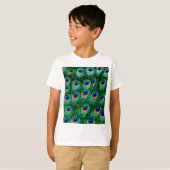 Peacock veren_ t-shirt (Voorkant volledig)