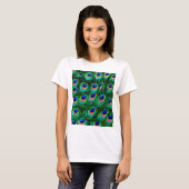 Peacock veren_ t-shirt (Voorkant volledig)