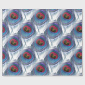 Peacock-veren Verpakkingspapier Cadeaupapier (Vlak)