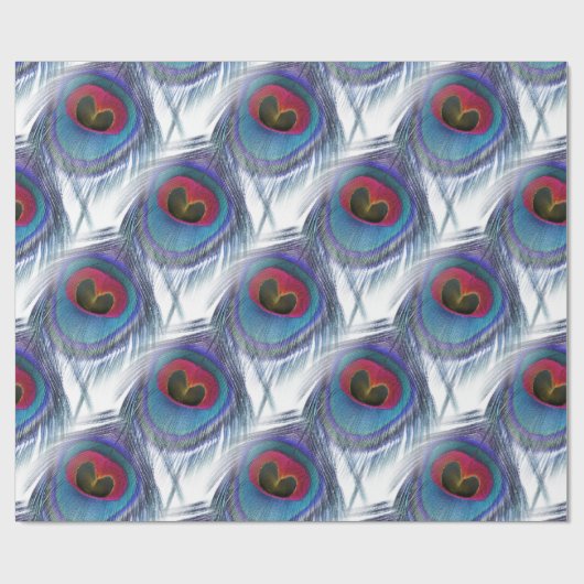 Peacock-veren Verpakkingspapier Cadeaupapier (Vlak)