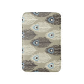 Peacock verenpatroon, stijl. badmat (Voorkant Verticaal)