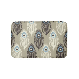 Peacock verenpatroon,  stijl. badmat