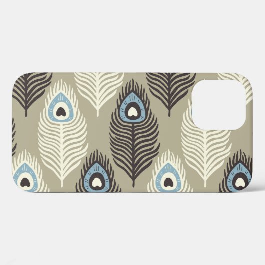Peacock verenpatroon,  stijl. Case-Mate iPhone case (Achterkant (horizontaal))