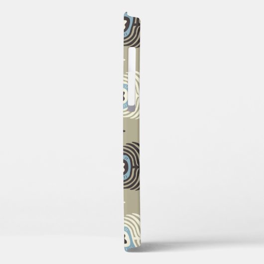 Peacock verenpatroon,  stijl. Case-Mate iPhone case (Achterkant / Links)