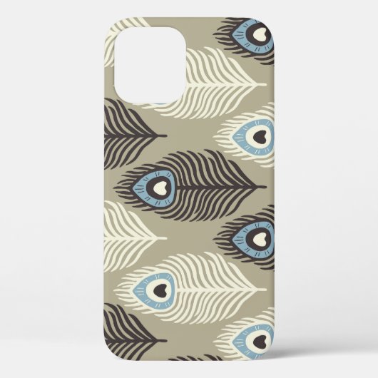 Peacock verenpatroon,  stijl. Case-Mate iPhone case (Achterkant)