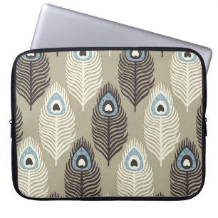 Peacock verenpatroon, stijl. laptop sleeve