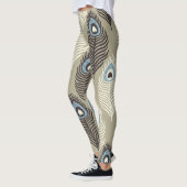 Peacock verenpatroon, stijl. leggings (Links)