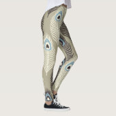 Peacock verenpatroon, stijl. leggings (Rechts)