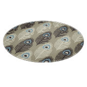 Peacock verenpatroon, stijl. snijplank (Hoek)