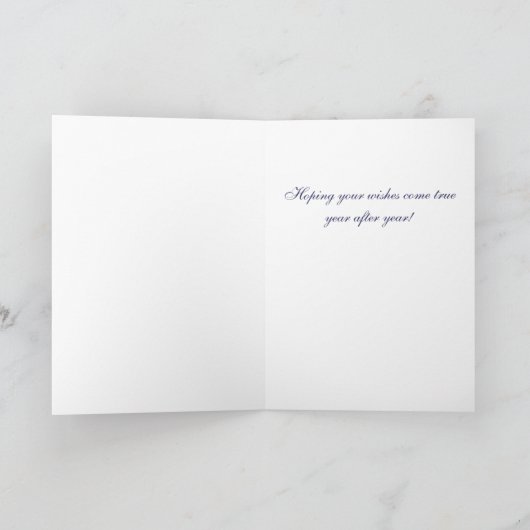 Peacock Verjaardag Kaart (Binnen)