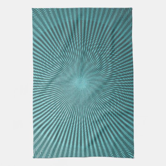 Peacock-verlichting Theedoek (Verticaal)