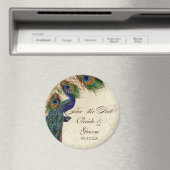 Peacock & Veters Formaal sparen de Datum Zwarte Ta Magneet (Insitu (Vaatwasser))