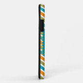 Peacock Vibrant Tribal Zigzag Case-Mate iPhone Case (Achterkant/rechts)