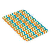 Peacock Vibrant Tribal Zigzag Magneet (Rechterzijde)