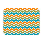 Peacock Vibrant Tribal Zigzag Magneet (Horizontaal)