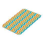 Peacock Vibrant Tribal Zigzag Magneet (Linkerzijde)