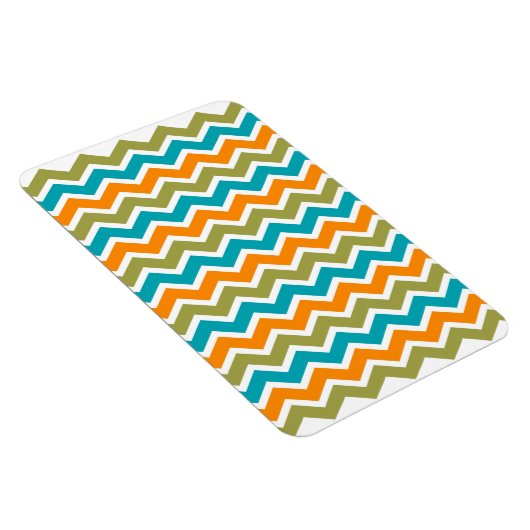 Peacock Vibrant Tribal Zigzag Magneet (Rechterzijde)