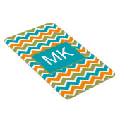 Peacock Vibrant Tribal Zigzag Magneet (Rechterzijde)